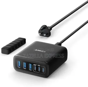 Anker 112W USB C Charger, 6 Port Gan Charging Station for iPhone