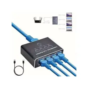 RJ45 Internet Splitter Network Adapter Switch Box