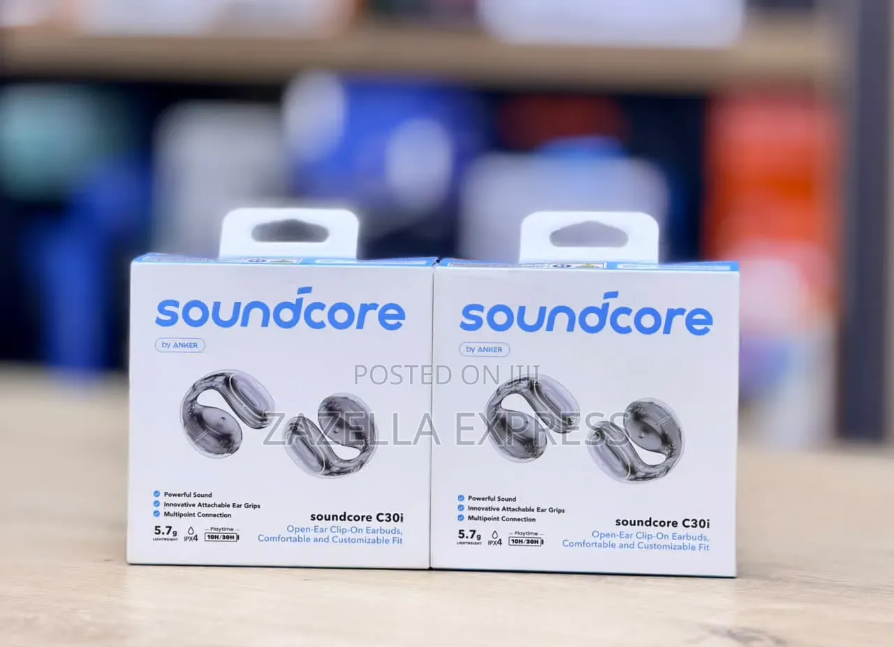 Anker Soundcore C30i Open-Ear Earbuds, Clip-on Headphones