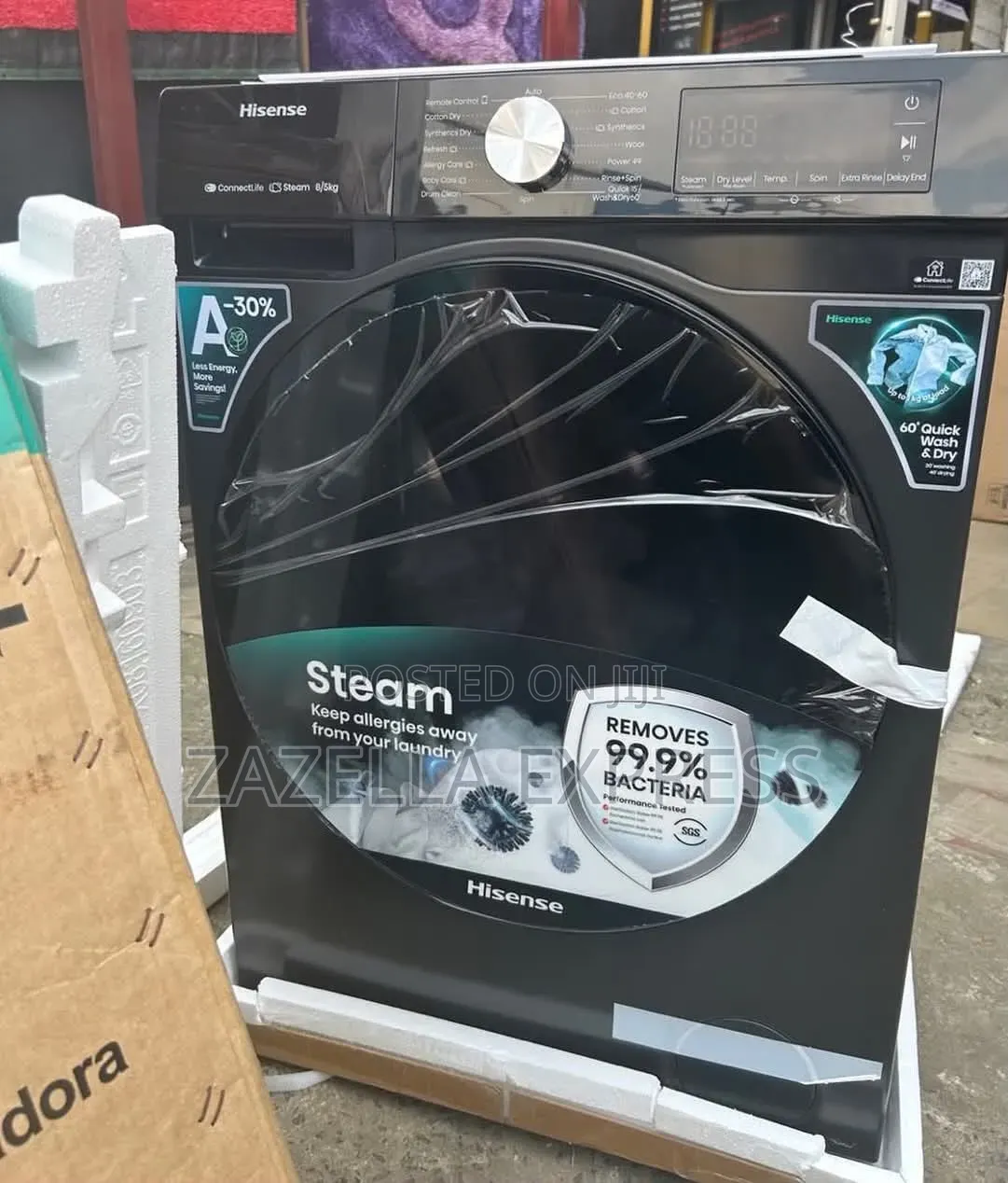 Hisense 8kg/3kg Washer Washer Dryer,15+ Programs, 1400rpm