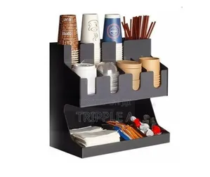 12 Compartment ABS Coffee Tea Organizer Station