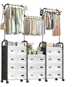 Multipurpose Garment Rack Clothes Drying Coat Hanger Stand