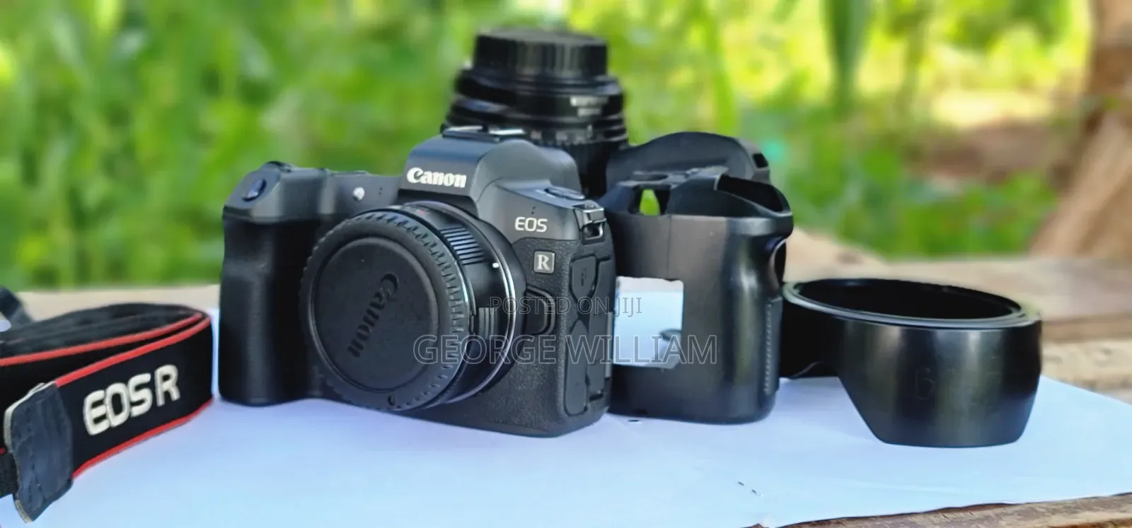 Canon Eos R + Adapter and Lens