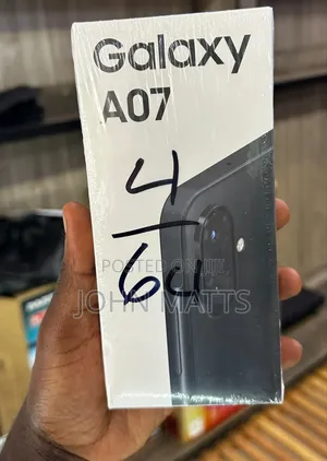 New Samsung Galaxy A07 64 GB Black