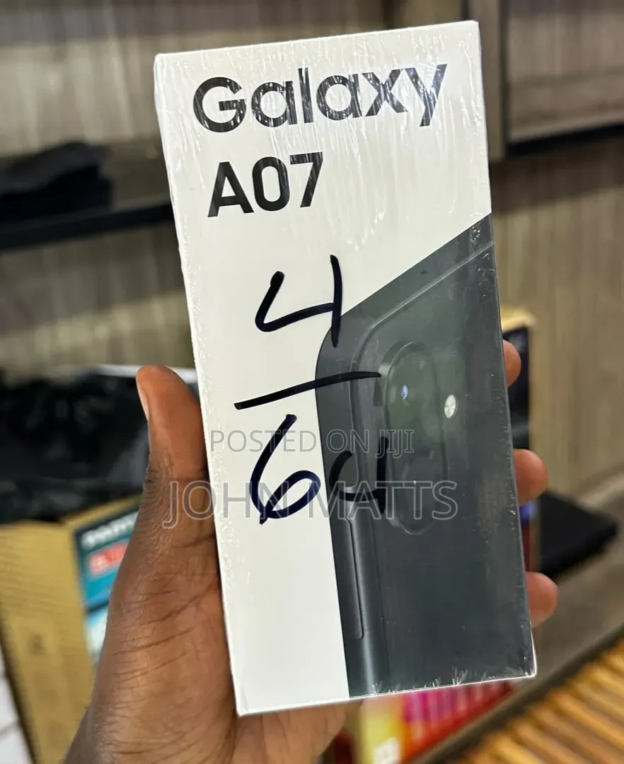 New Samsung Galaxy A07 64 GB Black