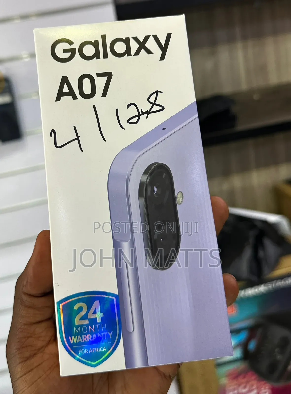 New Samsung Galaxy A07 128 GB Pink