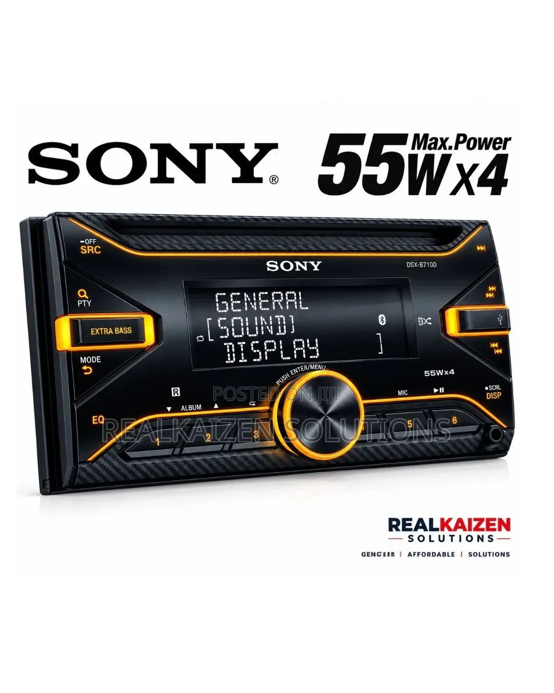 SONY Double Din Car Stereo FM Radio With USB | AUX
