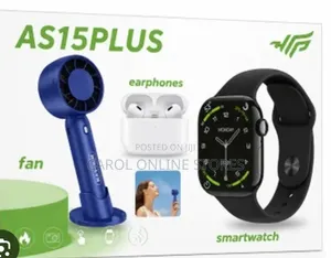 AS15 PLUS Smart Watch Combo Mini Fun and AirPods