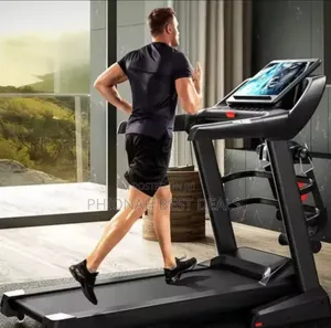 Electric Treadmill With Foldable Touch Screen
