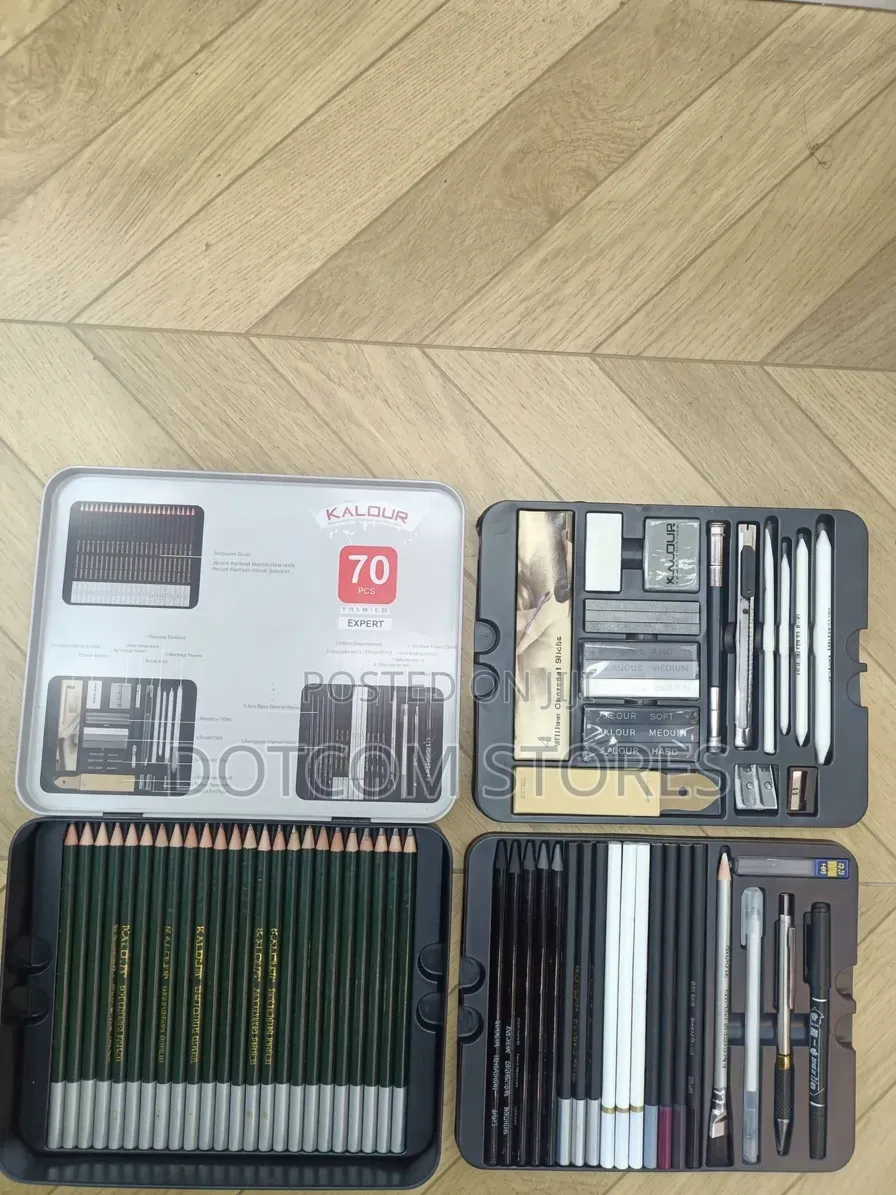 KALOUR 70-Piece Sketching and Drawing Pencil Set