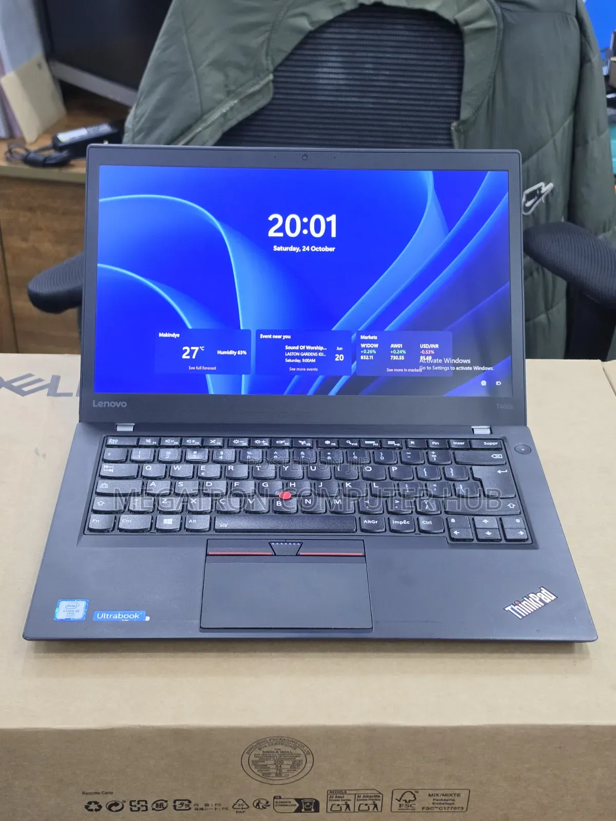 Laptop Lenovo ThinkPad T470s 8GB Intel Core i5 SSD 256GB