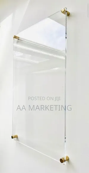 MISSION, VISION, STRATEGY and CORE VALUES Office Acrlic Display Panels