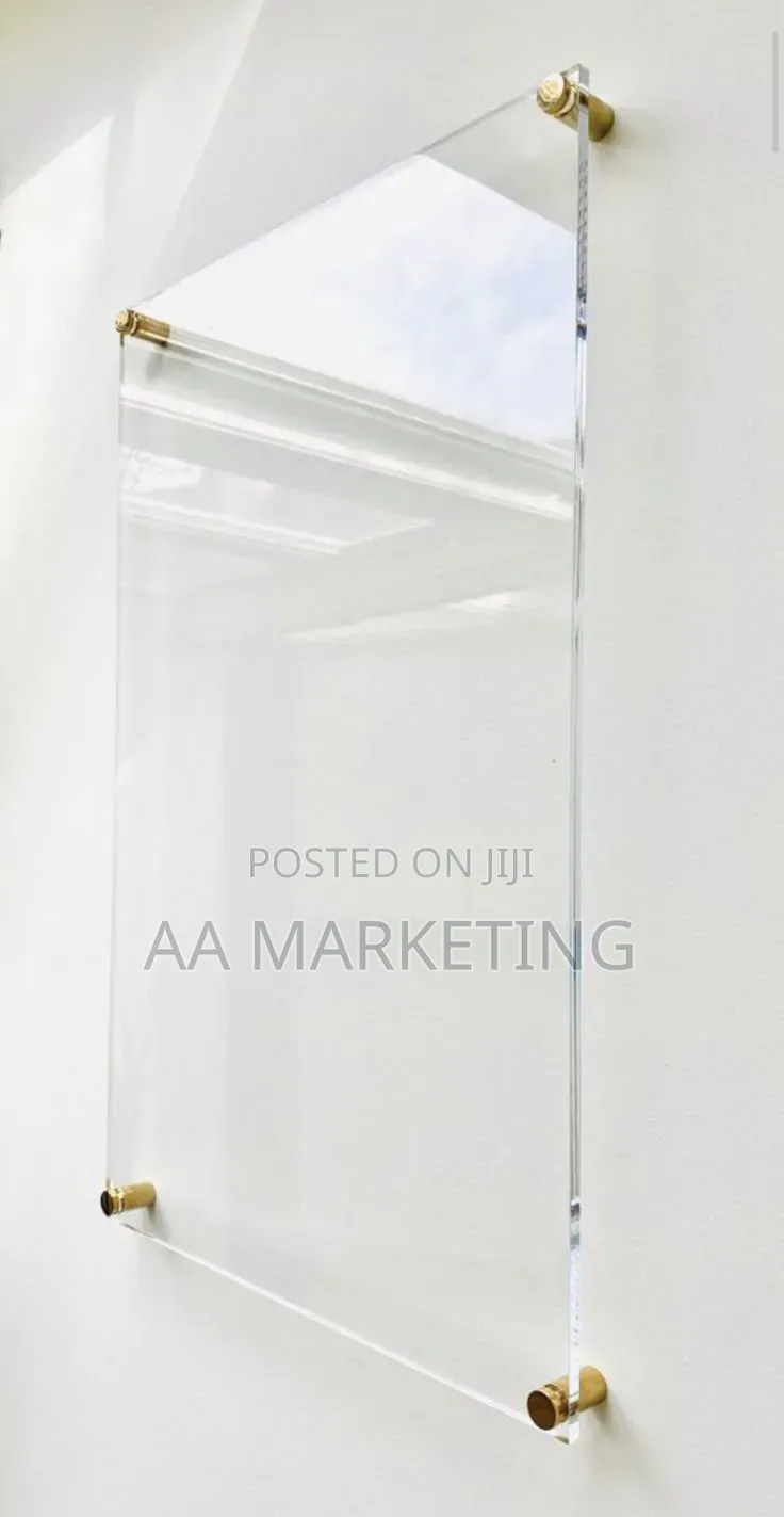 MISSION, VISION, STRATEGY and CORE VALUES Office Acrlic Display Panels