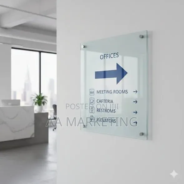 MISSION, VISION, STRATEGY and CORE VALUES Office Acrlic Display Panels