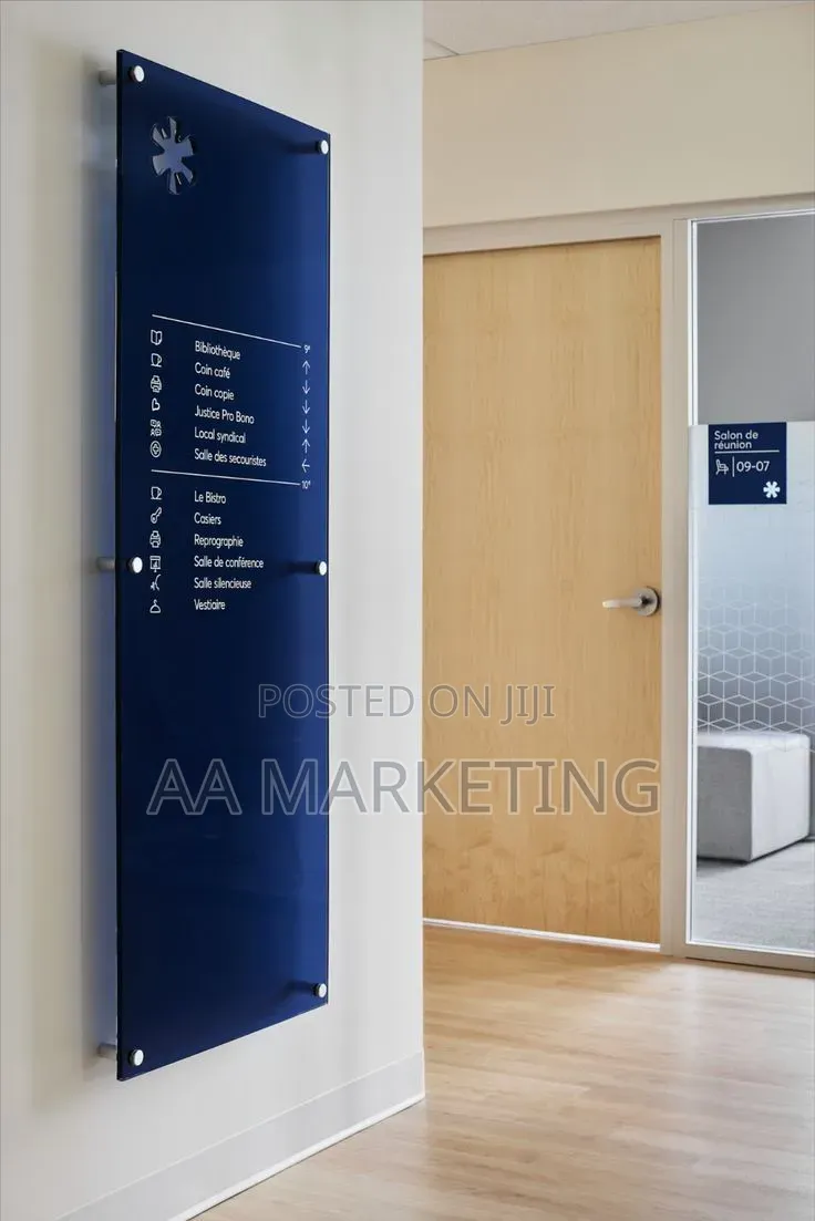 MISSION, VISION, STRATEGY and CORE VALUES Office Acrlic Display Panels