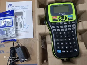 Professional Label Printer With Backup Battery
