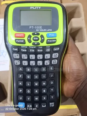 Professional Label Printer With Backup Battery