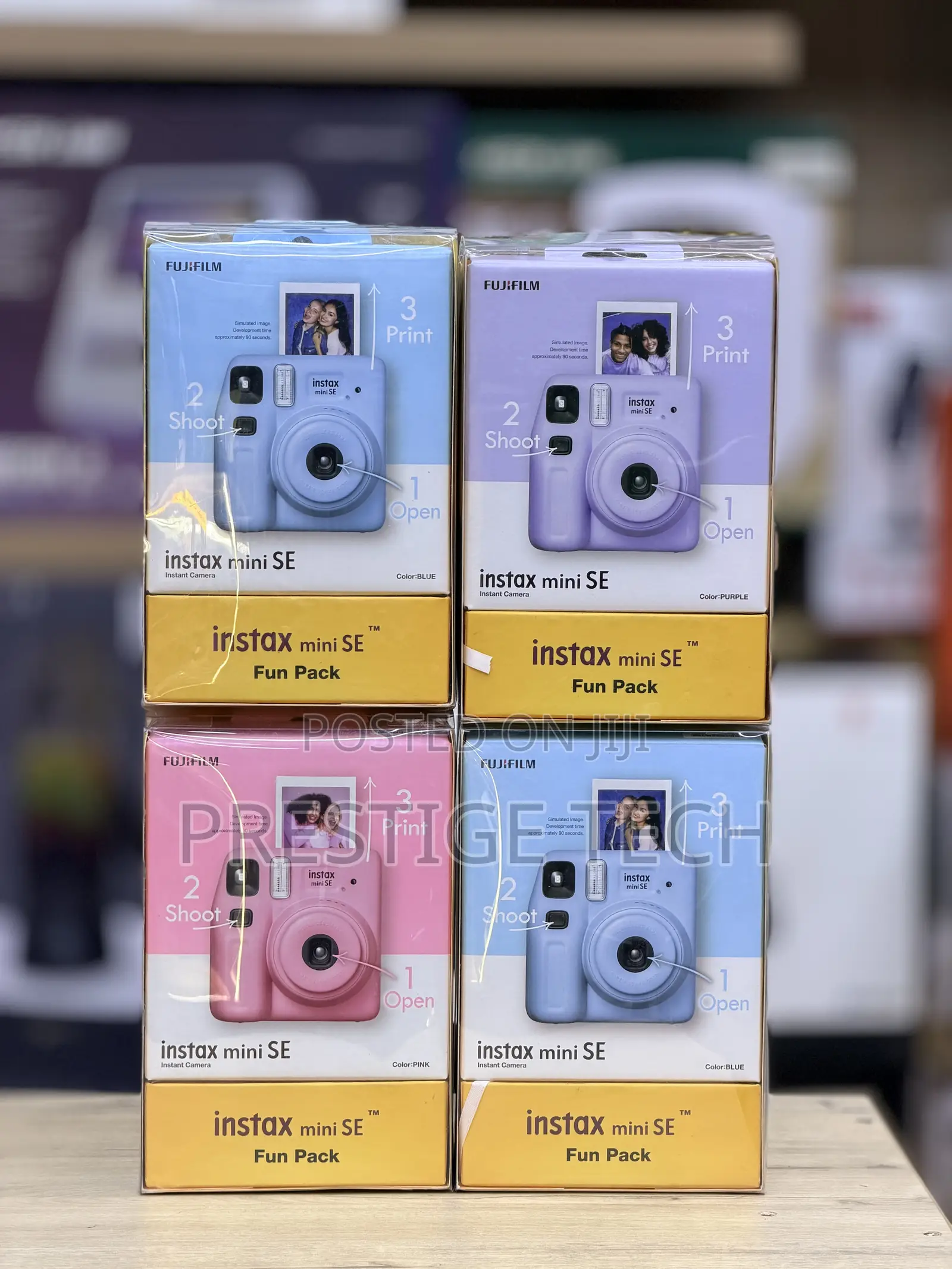 Instax Mini SE Fun Pack Instant Camera With 10 Sheets Instant Film