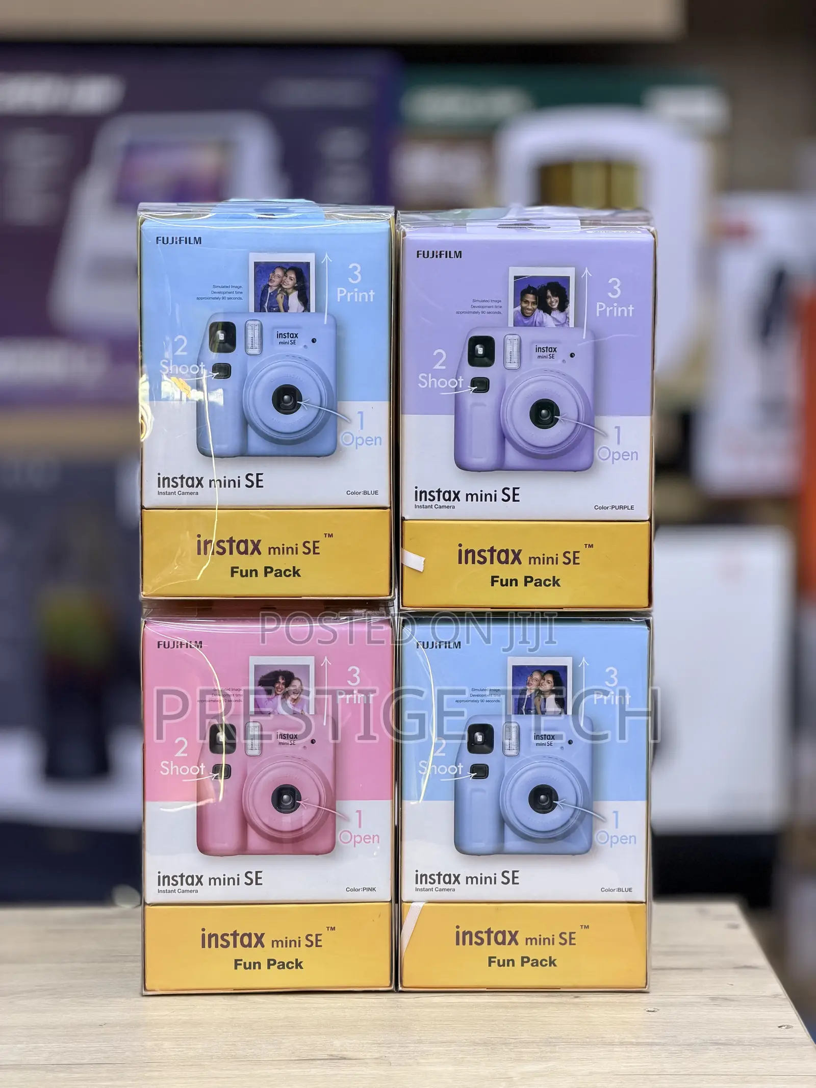 Instax Mini SE Fun Pack Instant Camera With 10 Sheets Instant Film