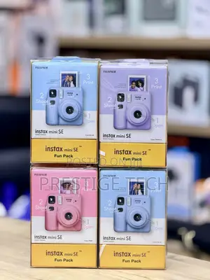 Instax Mini SE Fun Pack Instant Camera With 10 Sheets Instant Film