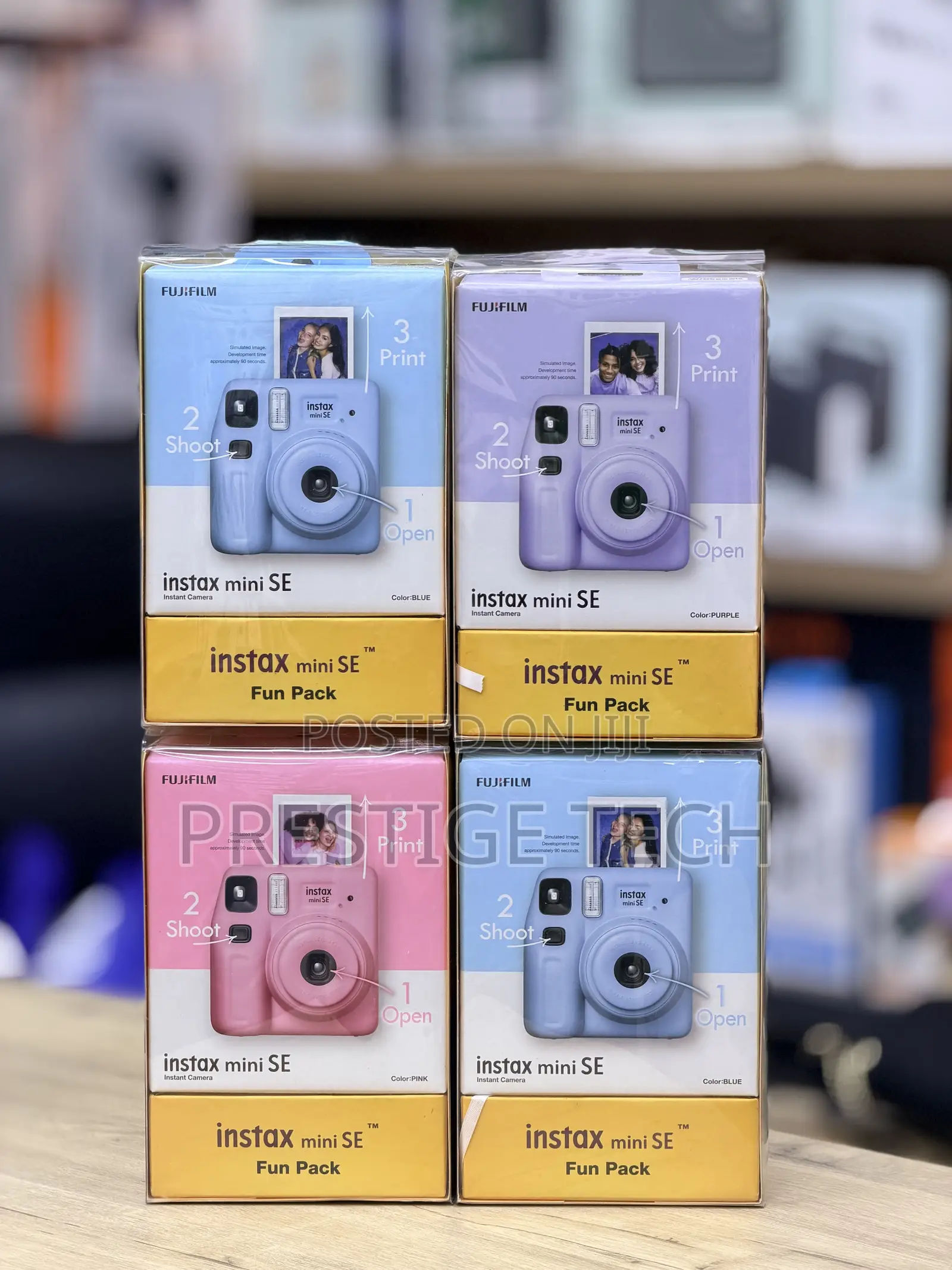 Instax Mini SE Fun Pack Instant Camera With 10 Sheets Instant Film