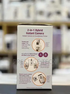Fujifilm Instax Mini LiPlay 2in1 Hybrid Instant Camera & Phone Printer