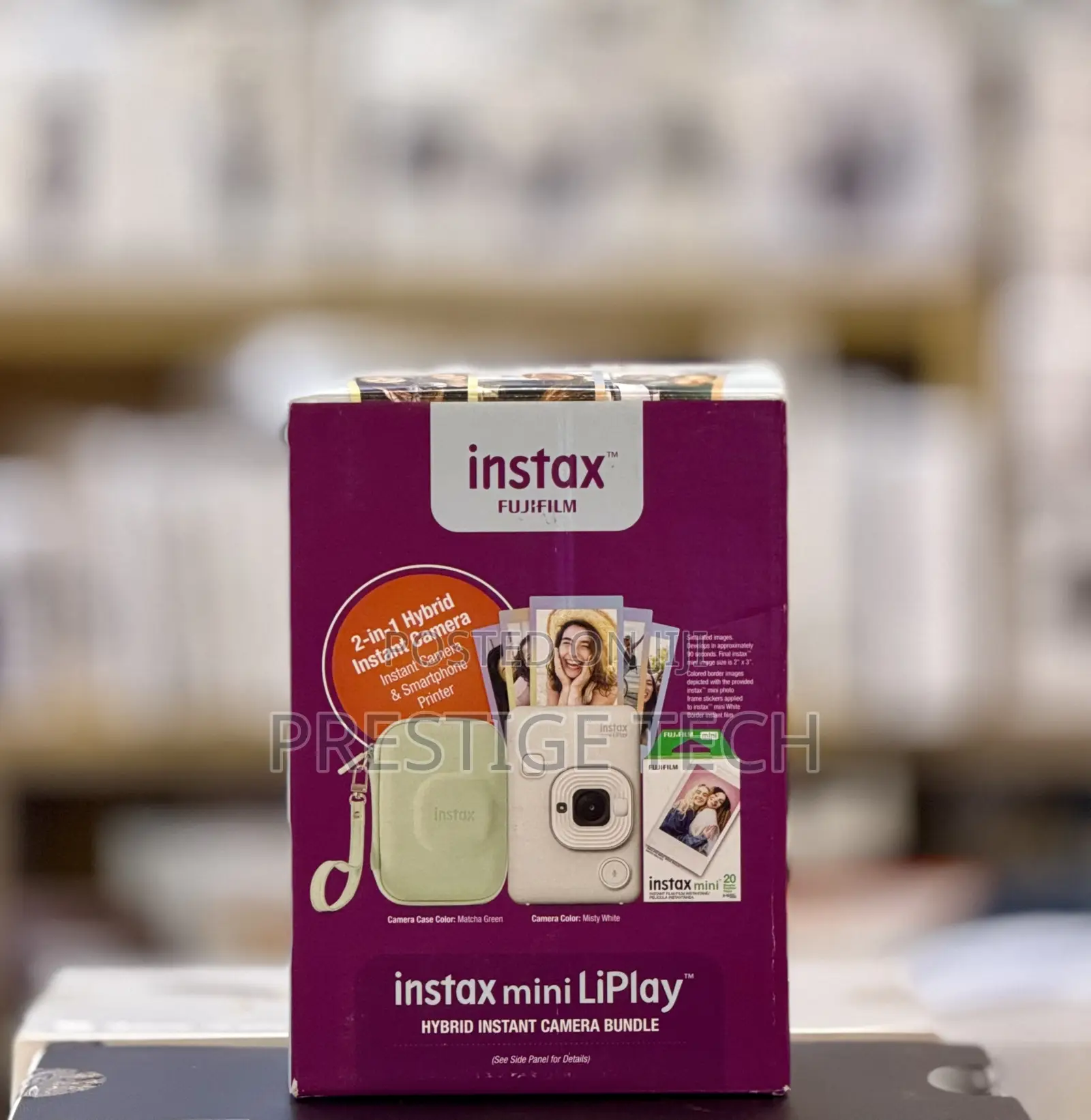 Fujifilm Instax Mini LiPlay 2in1 Hybrid Instant Camera & Phone Printer