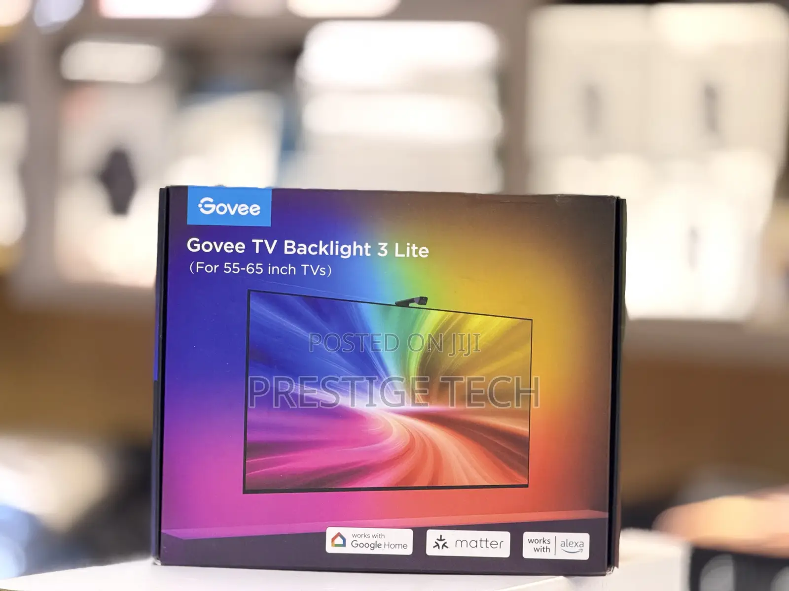 Govee TV Backlight 3 Lite With Fish-Eye Correction, 55-65 Inch TVs