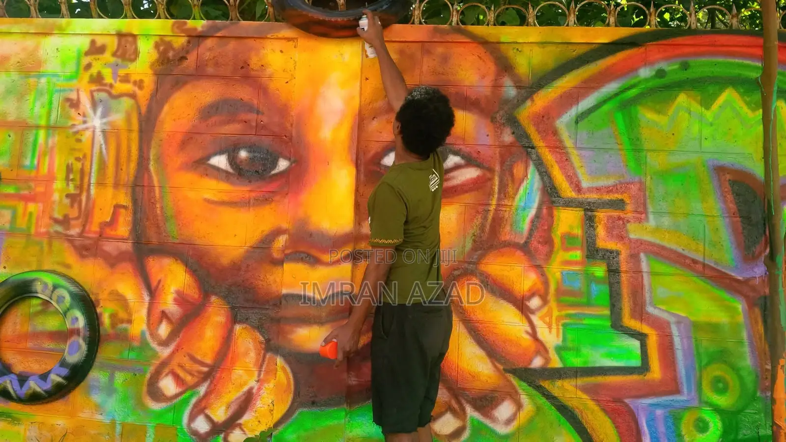 Original Paintings and Portraits Can Also Do Graffiti