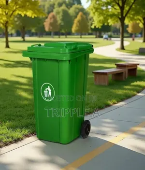 Outdoor 120L Plastic Dustbin Waste Bin , 120 Litres Garbage