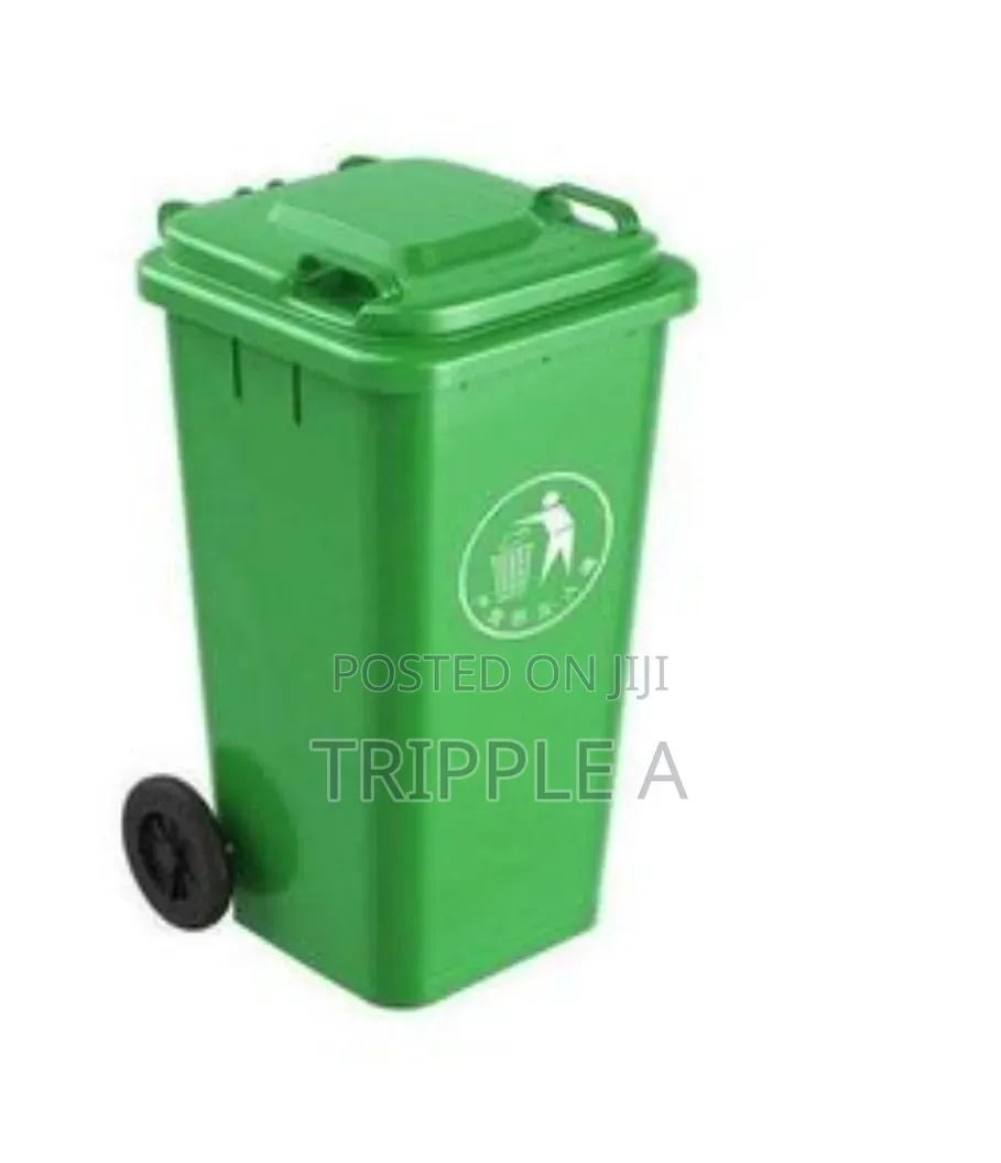 Outdoor 120L Plastic Dustbin Waste Bin , 120 Litres Garbage