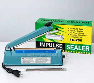 FS-200 Hand Impulse Sealer Machine Mushroom Grow Bags 8 Inch 300W