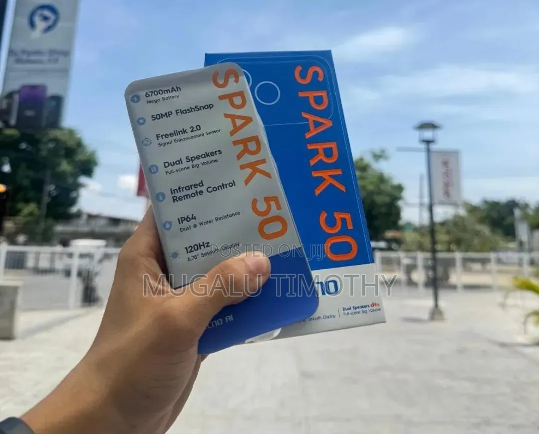 New Tecno Spark 50 128 GB Blue