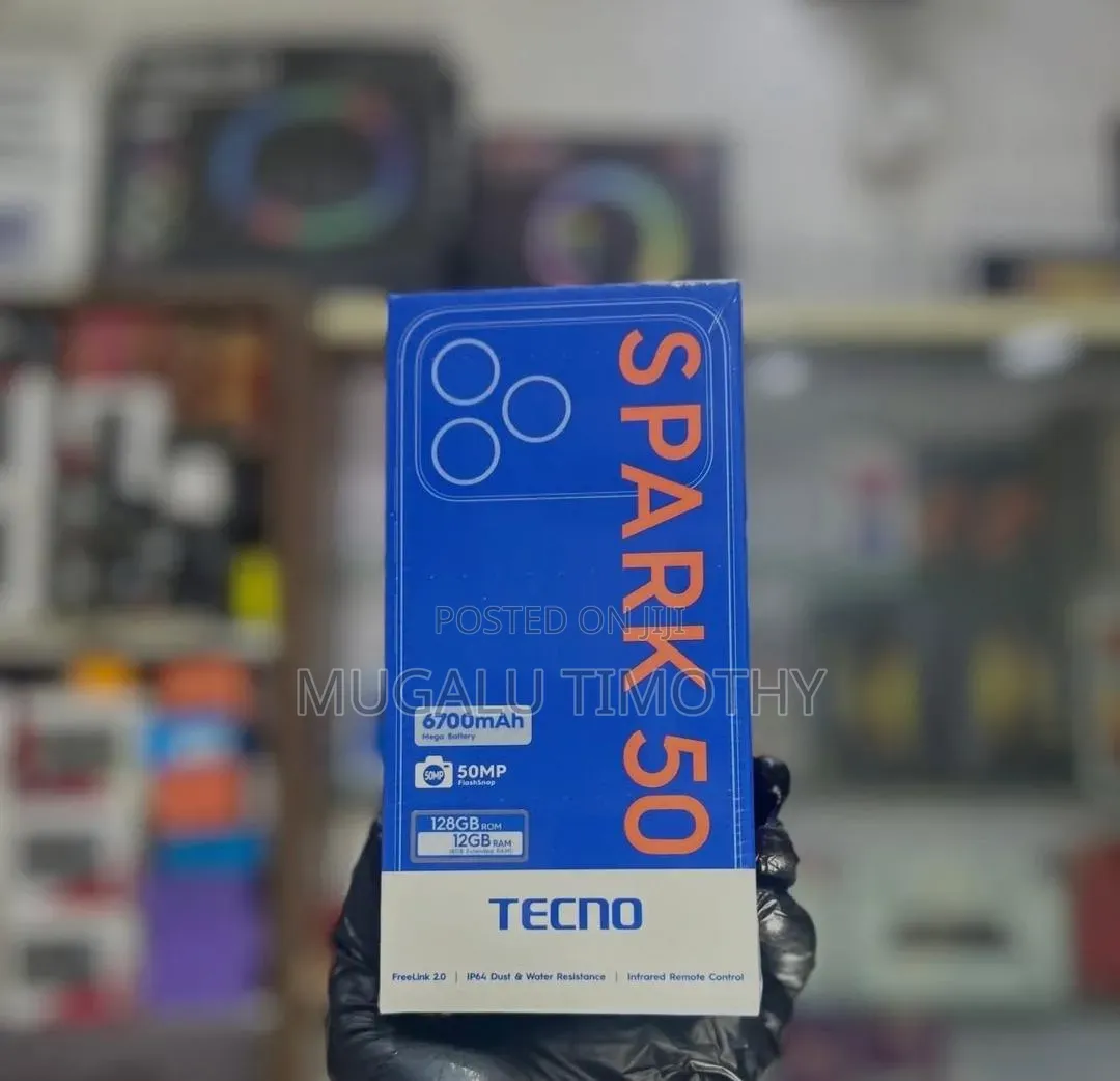 New Tecno Spark 50 128 GB Blue
