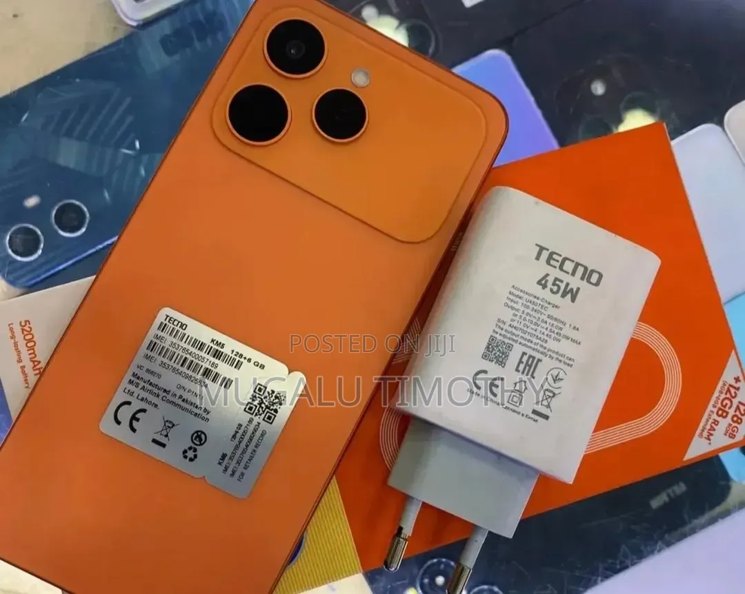 New Tecno Spark 40 256 GB Orange