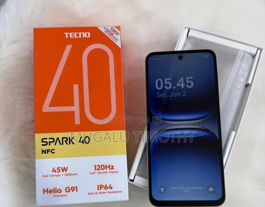 New Tecno Spark 40 256 GB Silver