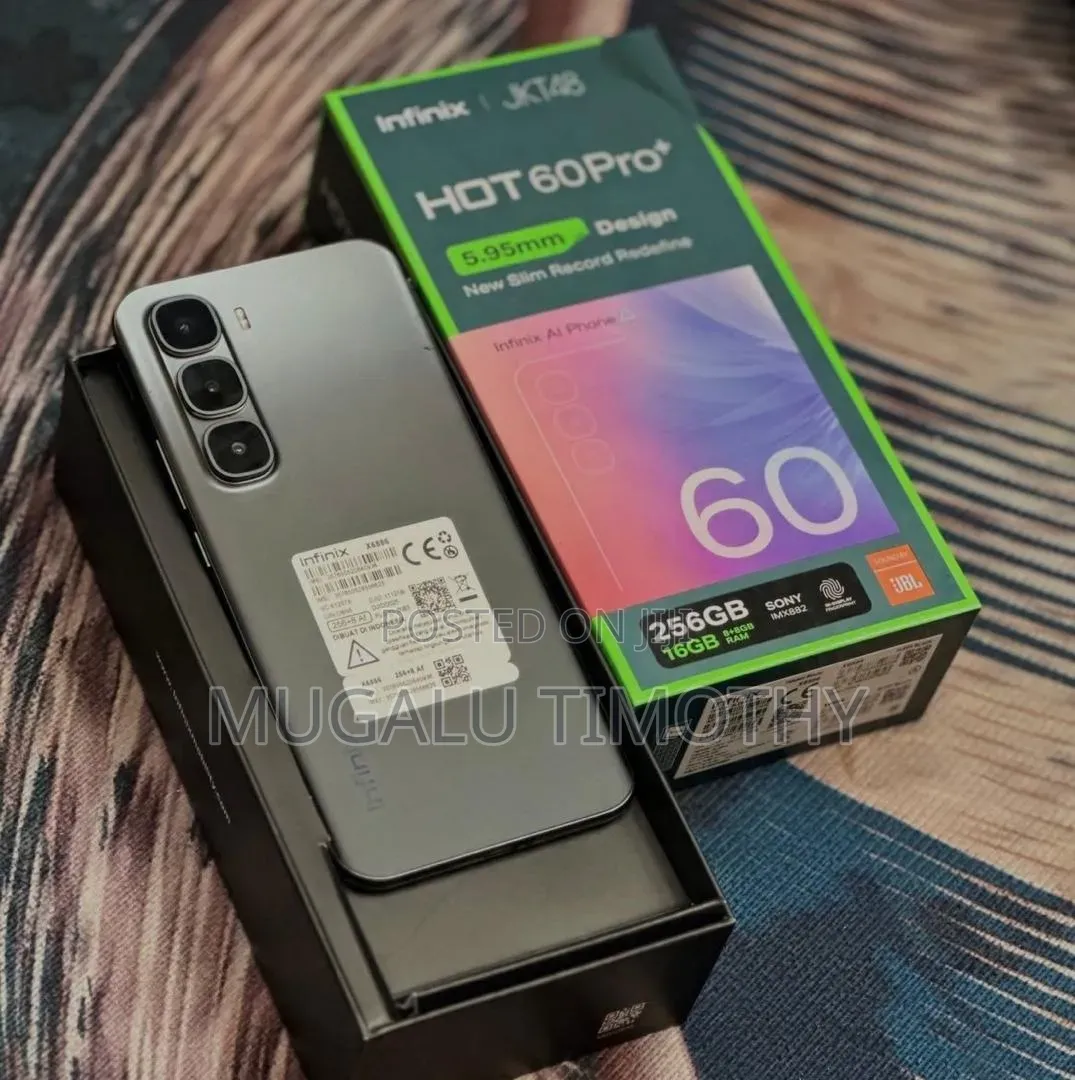 New Infinix Hot 60 Pro+ 256 GB Black