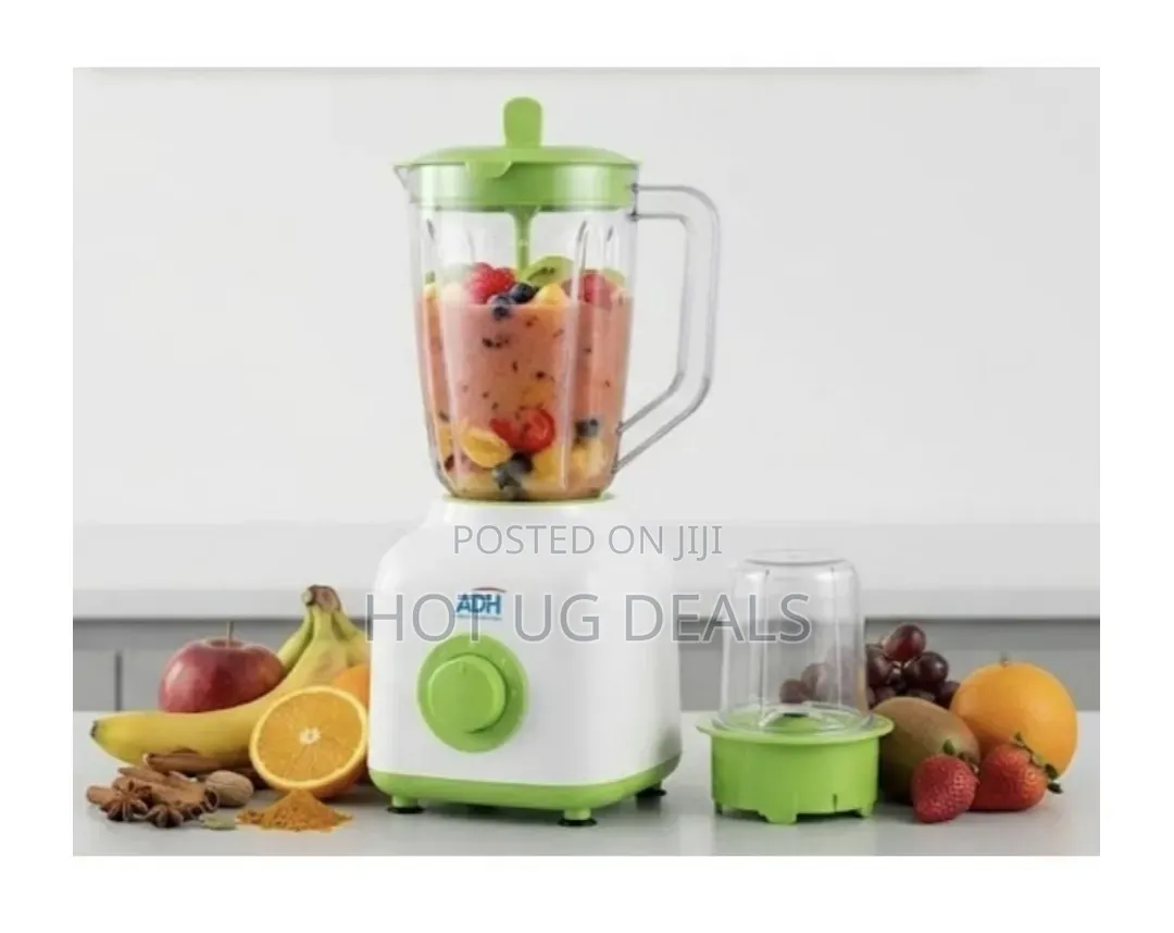 ADH 2-in-1 Electric Blender With 1.5L Unbreakable Jar & Grinder Mill