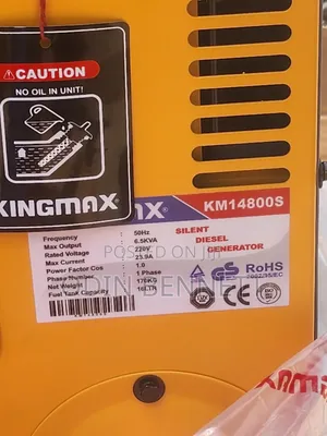 Kingmax 6.5kva Generator