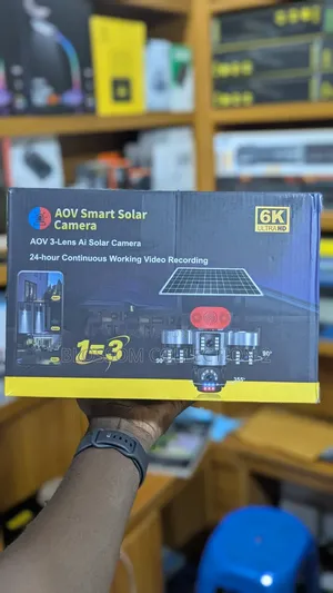 AOV Solar Security Camera, Wireless Outdoor PTZ Camera