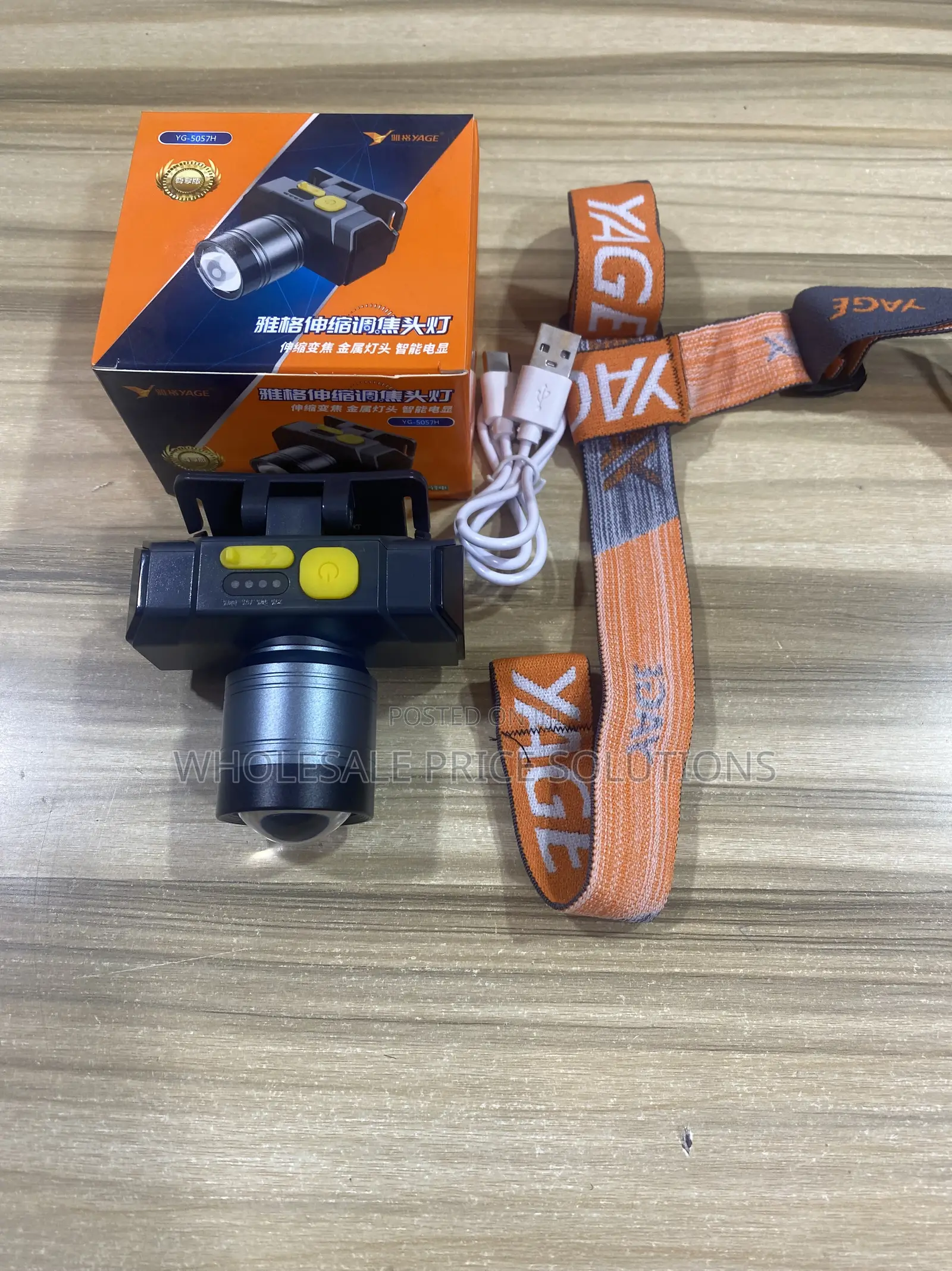 Zoomable Head Lamp