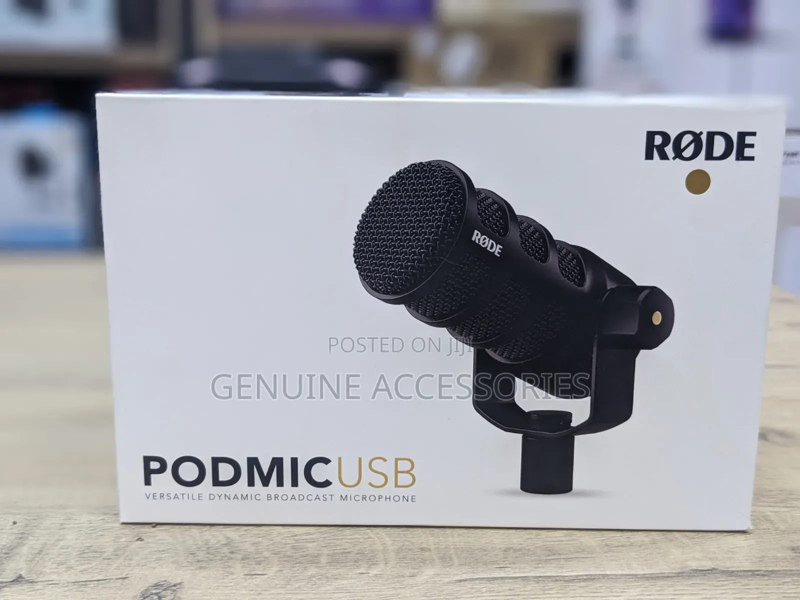 Rode PodMic USB Dynamic Broadcast Microphone, XLR + USB-C