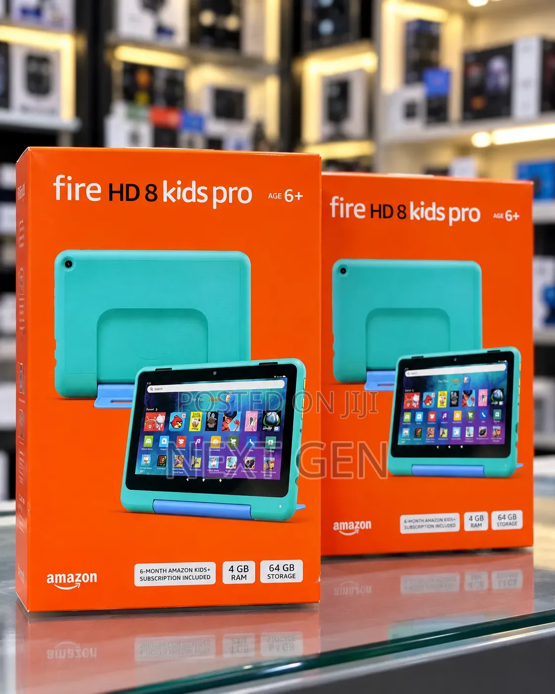 New Amazon Fire HD 8 Kids Pro 64 GB Black