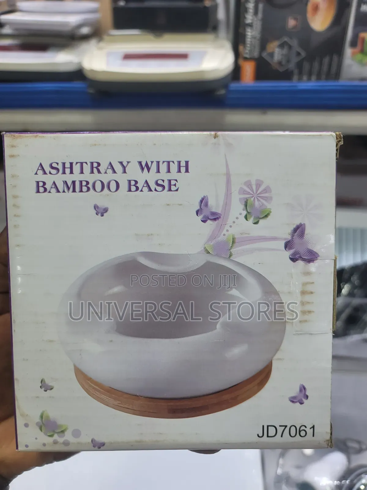 White Ceramic Ashtray