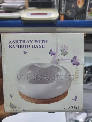 White Ceramic Ashtray