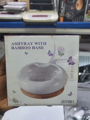 White Ceramic Ashtray