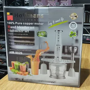 Hoffmans HM-8029 5-in-1 Hand Blender Set,