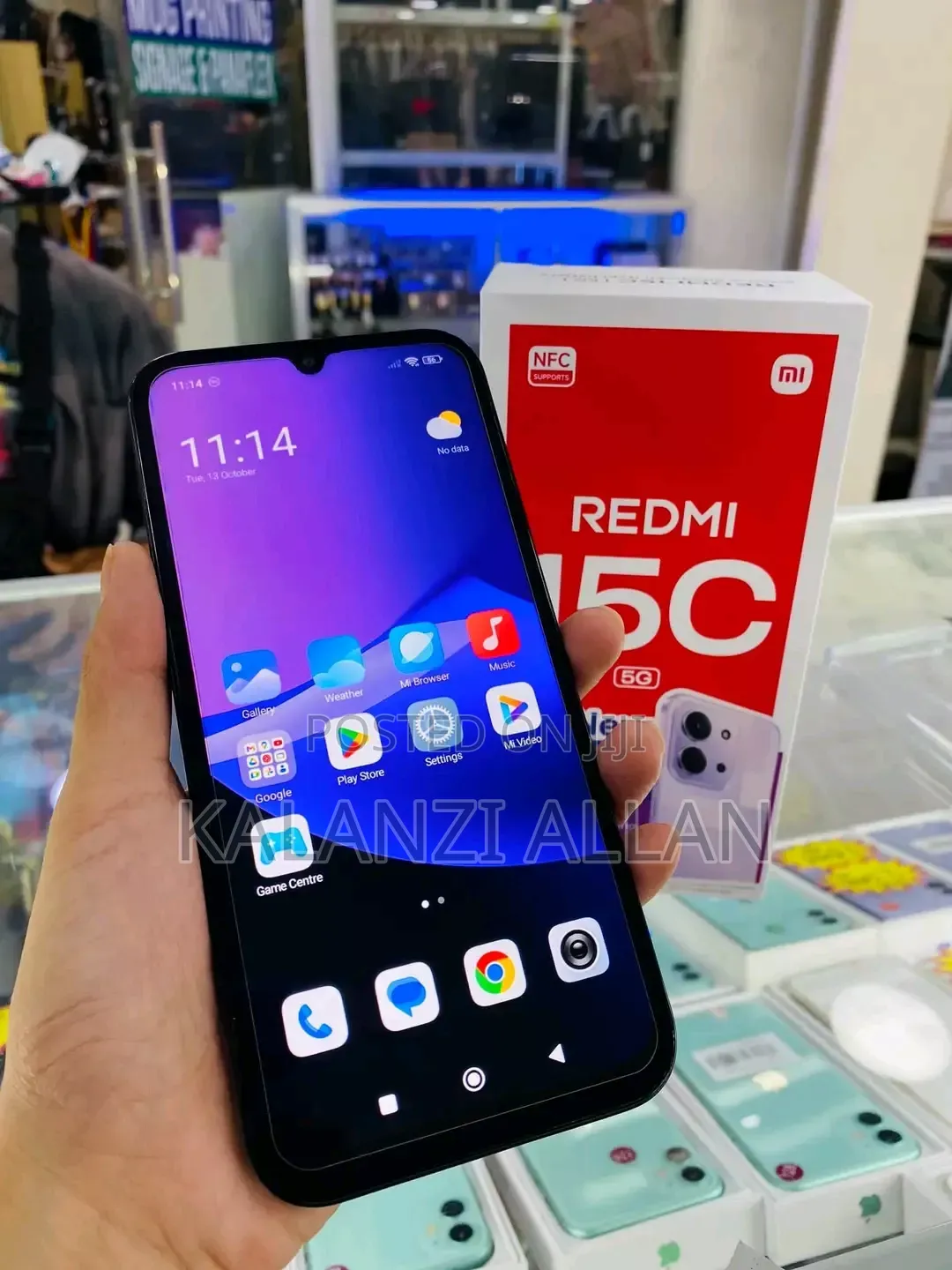 New Xiaomi Redmi 15C 4G 256 GB Black