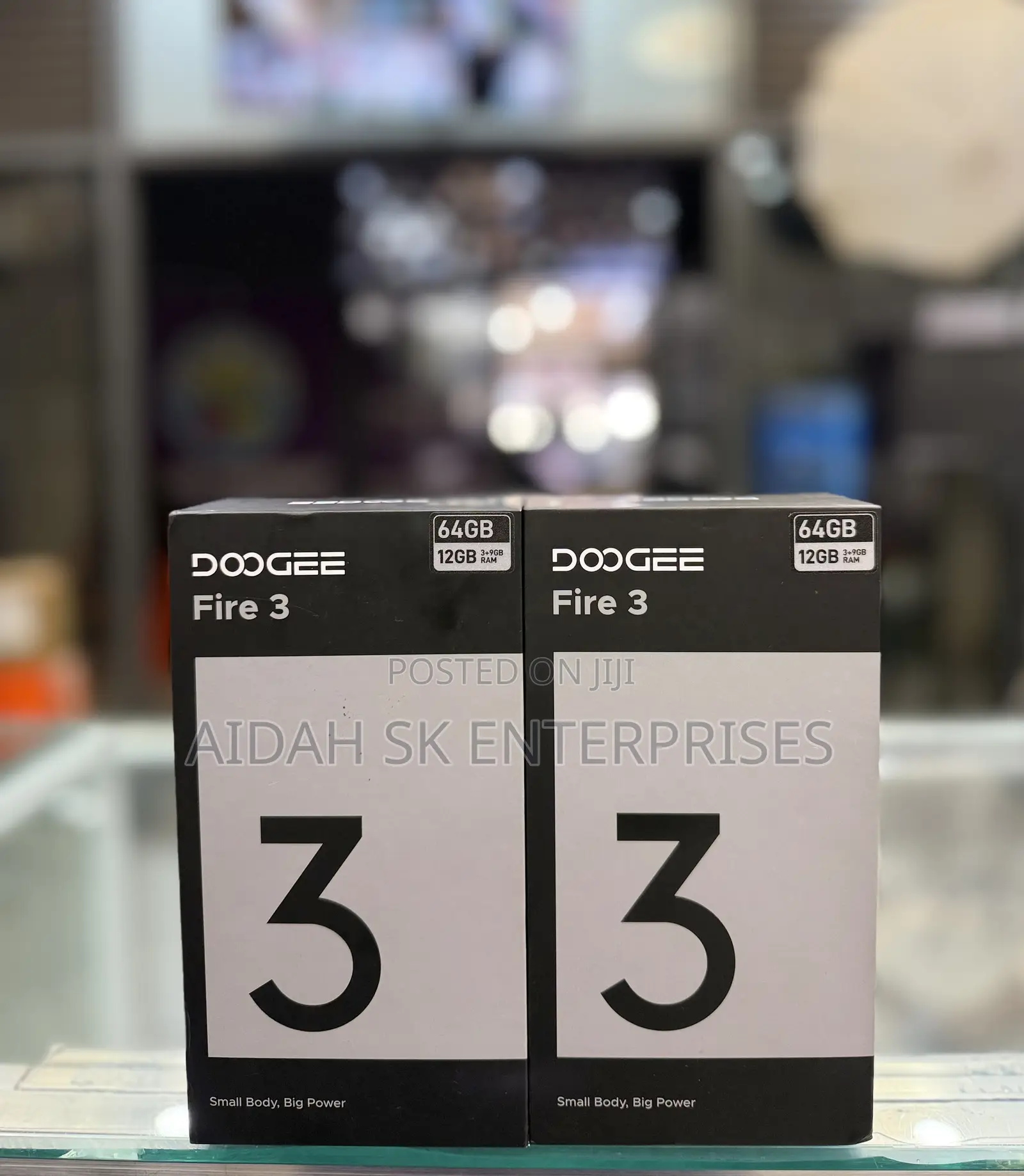 New Doogee Fire 3 Pro 128 GB Black