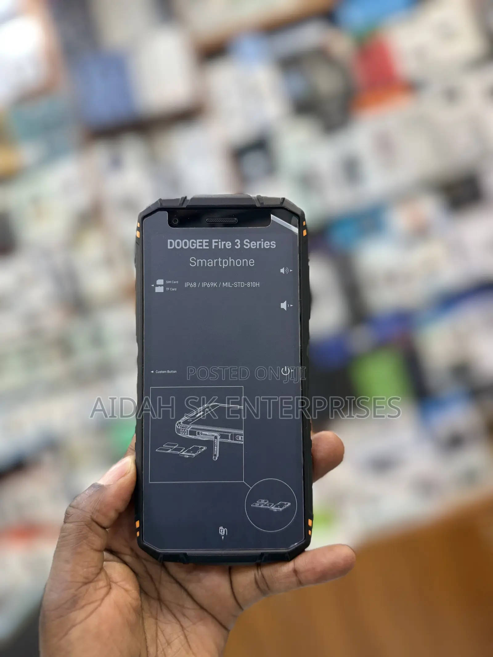 New Doogee Fire 3 Pro 128 GB Black
